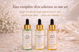 Serum trio for clear skin