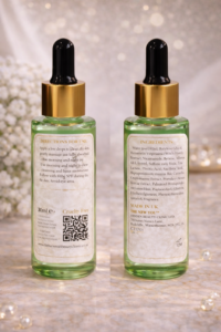 “our acne control serum helps reduce breakouts…”
“this acne control serum is designed for…”