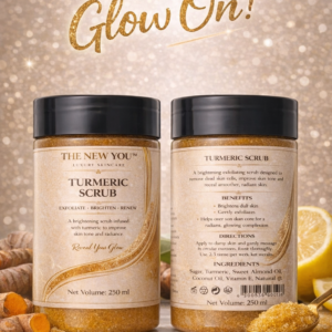 The New You, Turmeric Scrub – Brighten & Glow Naturally